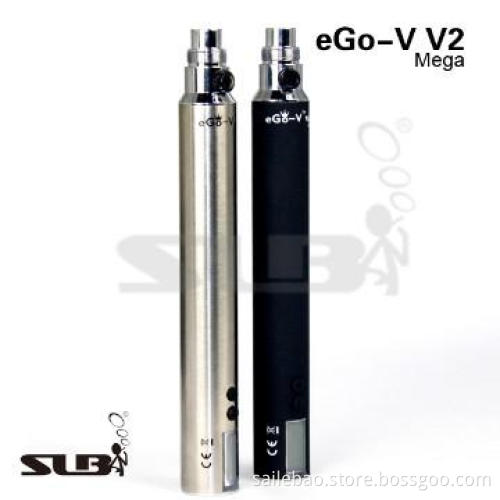 electric cigarette variable voltage ego vv2 with super stainless color